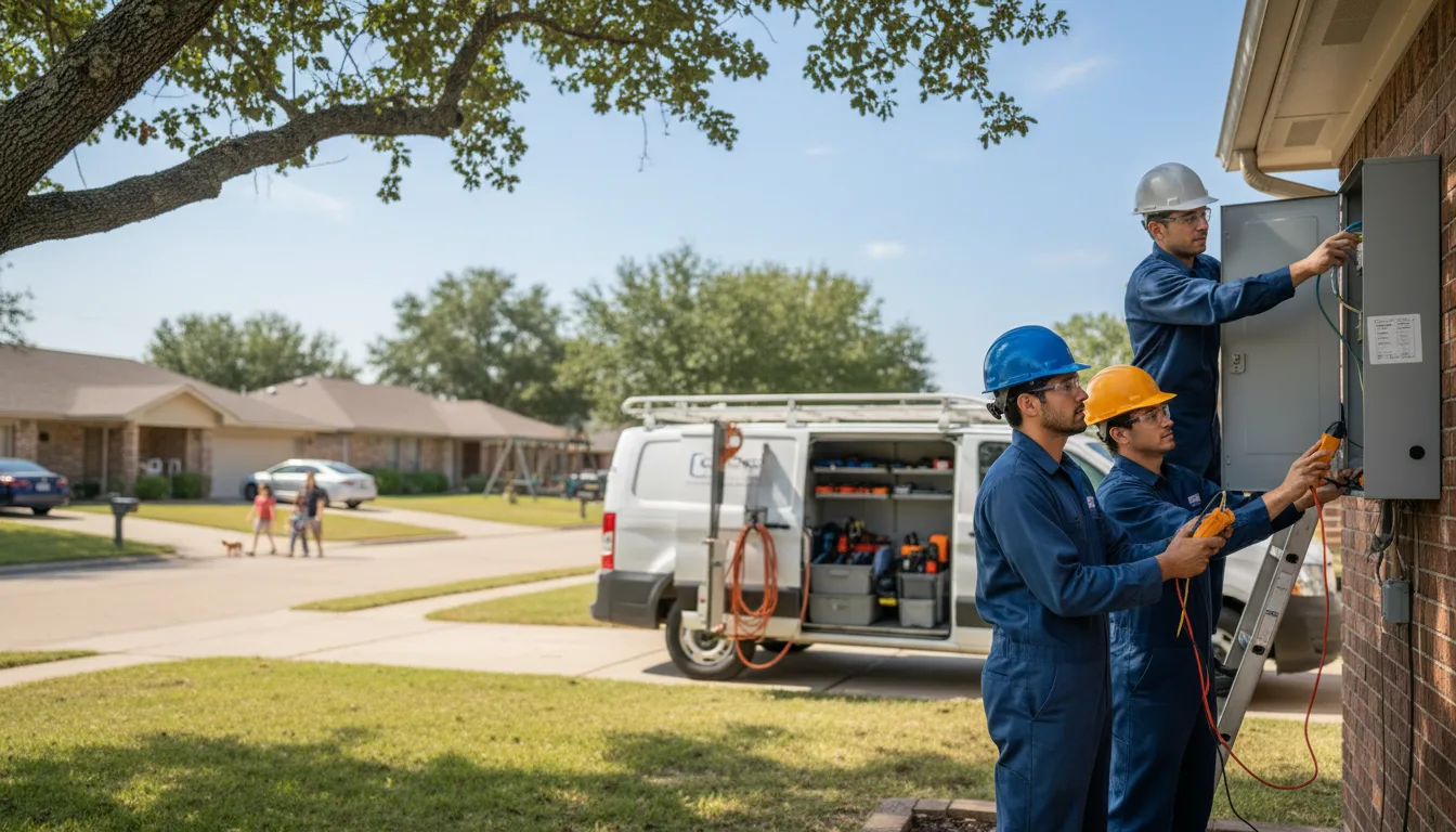 Certified electrician providing emergency electrical services in Maywood, MO